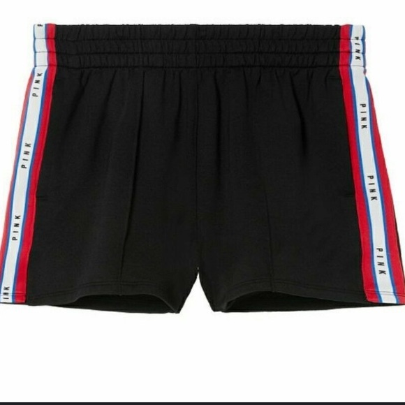 Vs pink track shorts🖤❤️ - Picture 5 of 7